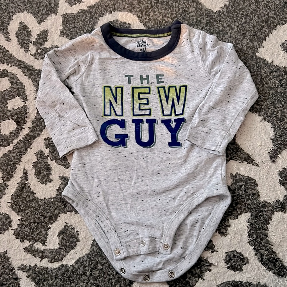 The new guy onesie 9m